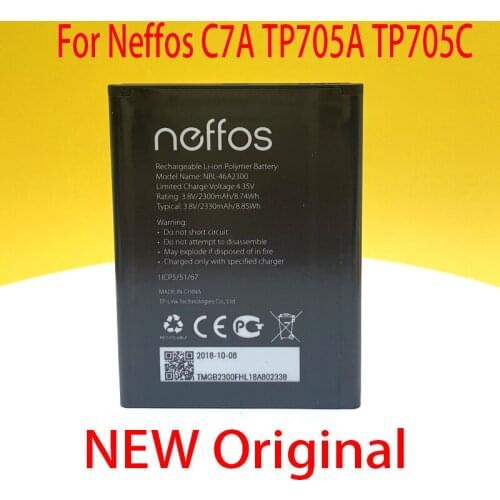 New Original 2330mAh NBL-46A2300 Battery For TP-link Neffos C7A TP705A TP705C Mobile Phone In Stock + Tracking Number