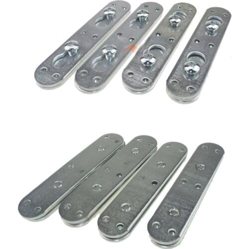 Adjustable Double Nail Bed Hanging Thumb Latch Stealth Hanger Hinge Bed Buckle Connecting Piece Hinges 4pair