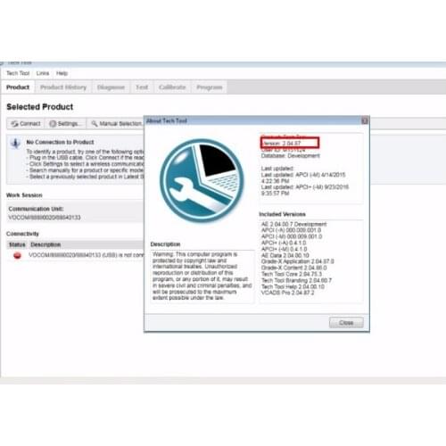 Tech Tool (TT) 2.04.87 / VCADS Pro Development+Devtool2+Developer Tool Plus (APCI+) For Volvo