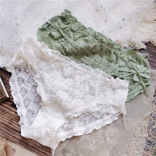 New Womens Underwear Sexy Lace Panties Fashion Invisible Comfort Briefs Low Waist Seamless Underpants Female Lingerie