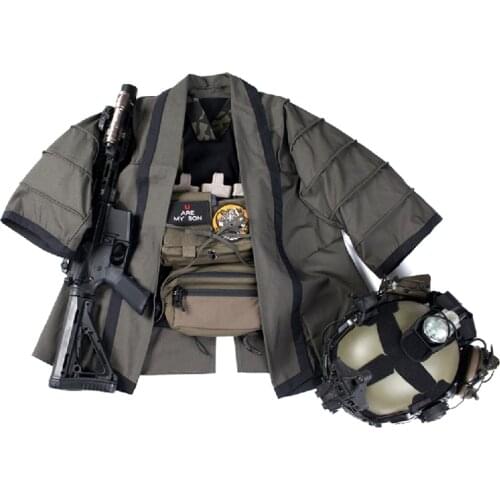 Outdoor Tactical Hunting Coat Training Cloak Combat Haori Jacket for Airsoft