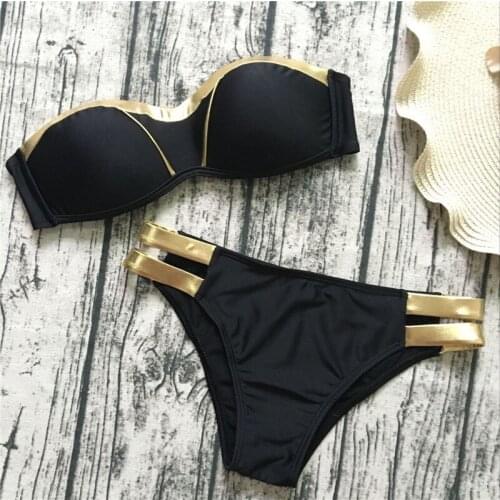 High quality Sexy swimsuits women Push Up Bra bikini set femme maillot de bain Sport bathing suit Brazilian beach Wear Biquinis