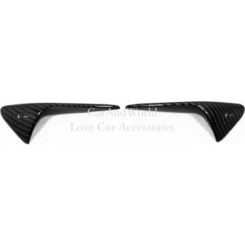 For Tesla Model 3 S X Y 2017-2021 Side Body Camera Protection Cover Trims ABS Carbon Fiber Modified Car Decoration Sticker