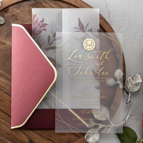 Elegant Royal wedding invitation Cards European style invites card for Bridal Shower Wedding Invitations, customizable 100pcs