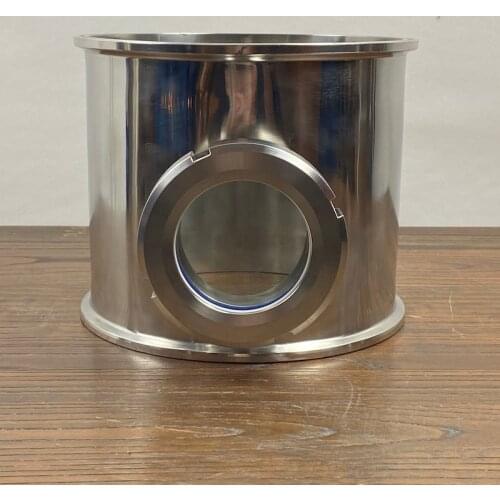 8" Stainless Steel 304 Tee . Part of distillation column . Distillation