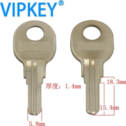 A218 brass glass door right groove blank key 50pcs