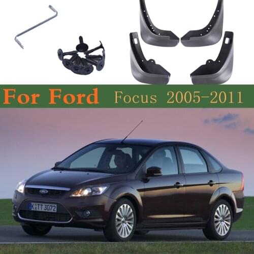 For Ford Focus MK2 MK2.5 Sedan 2005~2011 Car Mudflap 4x Mudguards Fender Styling Accessories Mud Guard Flap Splash Protection