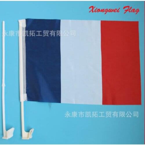 Free shipping NEW 30x45cm french car flag window flag car banner window banner window flag