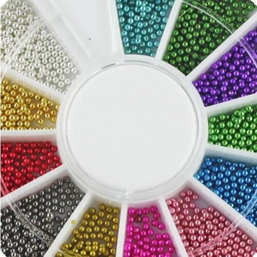 Free Shipping USD 3.5 12 Colors Nail Pearl Decoration Professional Salon Use Nail Art Tool Kit for Nails