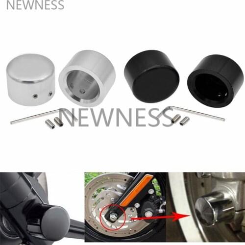 Front Axle Nut Cover Cap Bolt for Harley Touring Softail Road King FLTR FLHT FLHRC Street Electra Tri Glide Sportster Dyna V-Rod