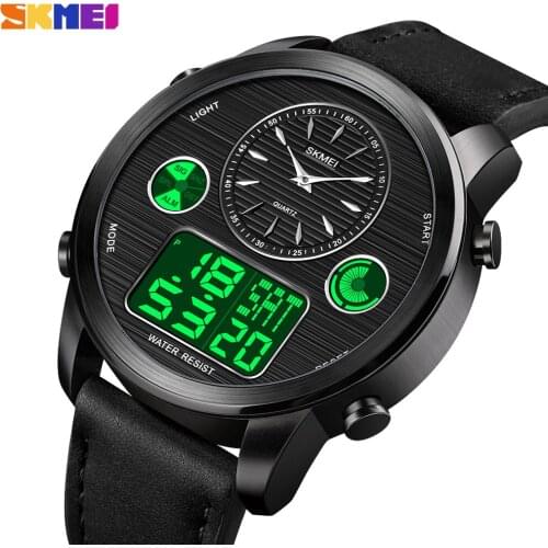 SKMEI Luxury Sport Men Watches Outdoor Fitness Chrono Digital Electronic Clock Waterproof Military Wristwatch Relogio Masculino
