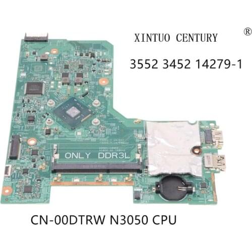 CN-00DTRW 00DTRW 0DTRW For Dell Inspiron 3552 3452 Laptop Motherboard 896X3 14279-1 SR29H N3050 CPU 32G SSD 100%tested working
