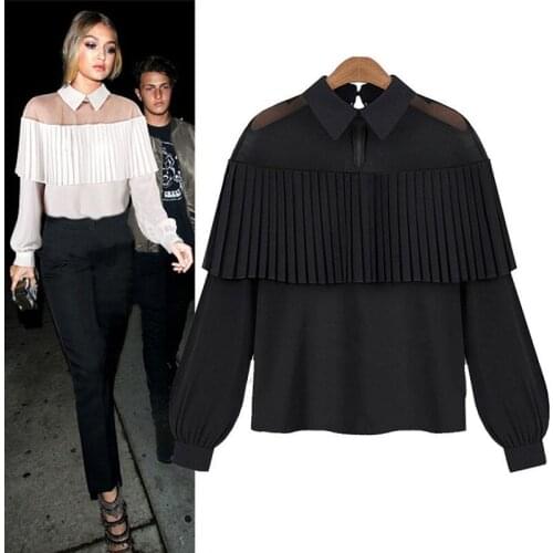 DERMSPE Collar Blouses