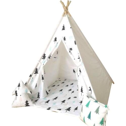 Tree design Childrens Teepee Play tent,tipi,teepee tent,kids teepee tent children playhouse