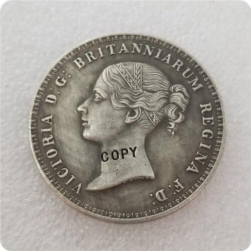 THE LION 1839 QUEEN VICTORIA 5 REPLICA COIN COPY