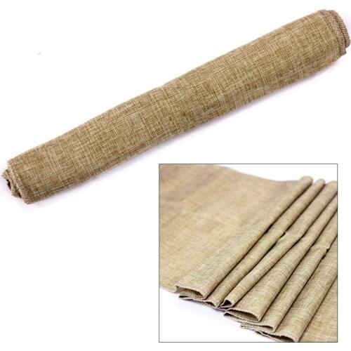 Lace Table Runners Natural Imitated Linen Rustic Burlap For Home Hotel Tea Runner Wedding Chriatmas Party Table Decoration