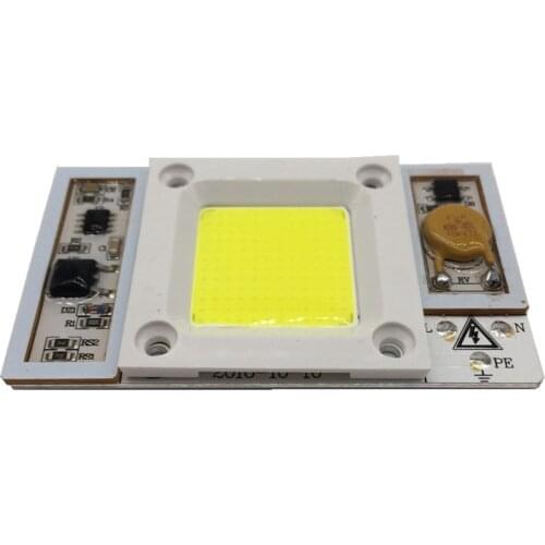 COB LED Lamp Chip 220V Smart IC No Need Driver Ampoule LED Bulb Flood Light Spotlight 50W Diy Lighting