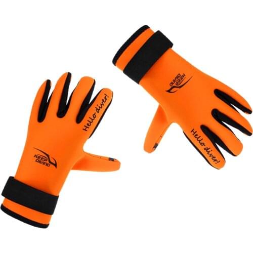 Men Women Neoprene Scuba Diving Snorkeling Surfing Spearfishing Water Sports Warm Gloves S - XL - High Quality and Professional