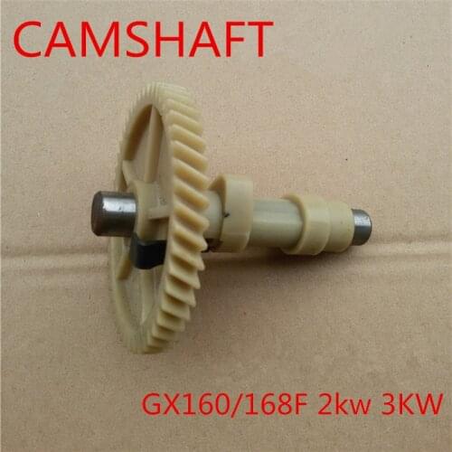 Nylon camshaft for Gasoline generator accessories GX160 GX200 170F168F 2kw 2.8kw 6.5hp/7hp nylon CAM shaft
