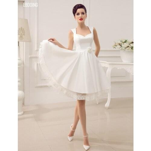 Newest Formal Dress A-line Sweetheart Neckline Knee-Length Vestidos De Festa Plus Sizes Open-Back Evening Prom Party Gown