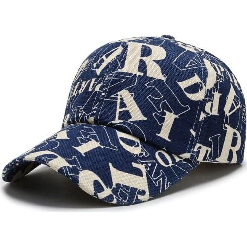 Spring and summer new mens and womens alphabet baseball caps fashion sports outdoor sun hat net red hat