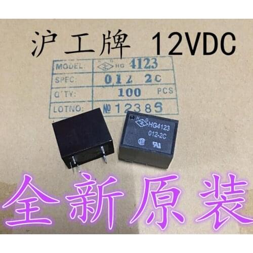 NEW relay HG4123 012-2C HG4123-012-2C 4123 12VDC DC12V DIP5