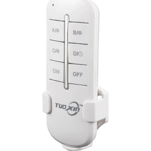 New TUOXIN Wireless 3 Channel ON / OFF 220V lamp switch remote control wireless transceiver White
