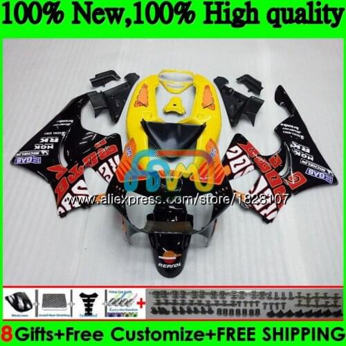 Body For HONDA CBR 919RR 900RR 900 919 RR CBR900 CBR919 RR 98 99 134BS.15 900CC CBR900RR CBR919RR Gold orange 1998 1999 Fairing