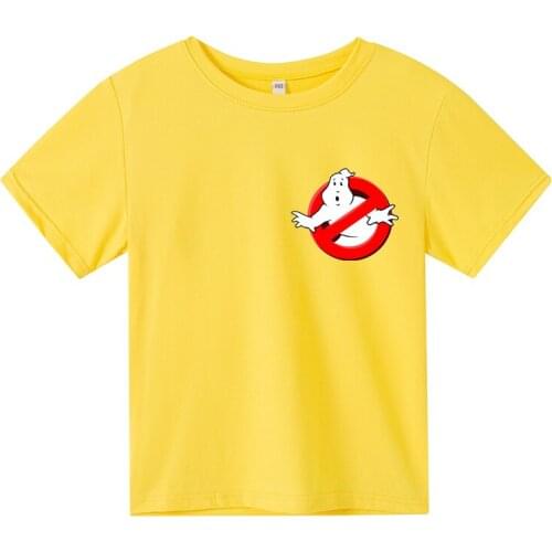 Clothes for teens boys t shirts fashion Movie Ghostbuster short sleeved Hip Hop Crew neck T shirt Summer Childrens clothing