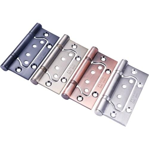Stainless Steel Mother And Child Hinge 4 Inch Hinged Wooden Door Bedroom Door Silent Hinge Free Slot Hinge Loose Leaf