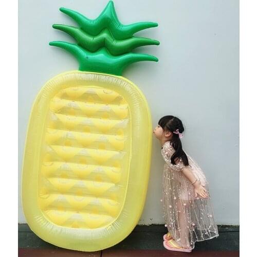 Pineaple Pool Party Float Raft Beach Swimming Inflatable Bed Lounger Floating Swimming Hammock