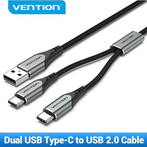 Vention USB C Cable Type C Cable Fast Charging USB Cord for Samsung S9 S10 Plus Xiaomi Mobile Phone USB Type C Data Charger Wire