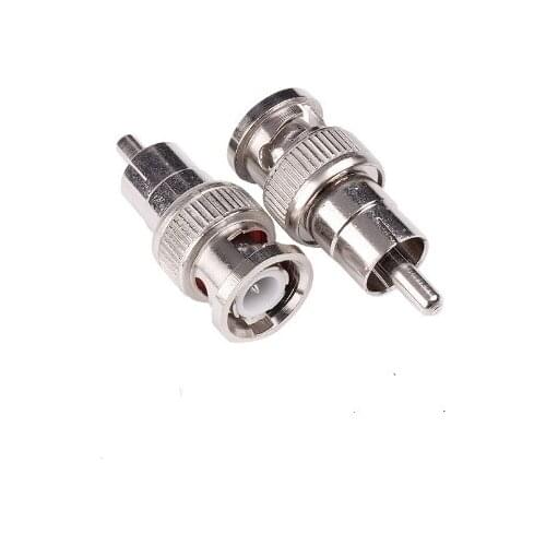1pcs BNC Male To RCA Male plug RF Coaxial Adapter Connectors