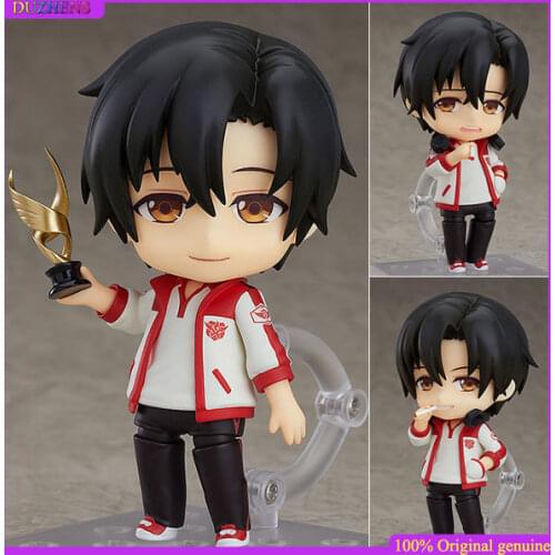100% Original:The Kings Avatar Ye Xiu 940 Q version figma PVC Action Figure Anime Figure Model Toys Figure Collection Doll Gift