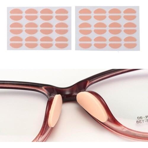 12 Pair Soft Foam Nose Pad Invisible Skin Color Glasses Holder Pads Anti-Slip Anti Makeup Eyeglass Sunglasses Nose Pads