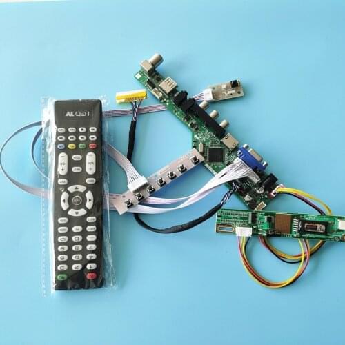 1280*800 1CCFL DIY kit VGA USB 30 Pin LVDS for LQ154K1LA1C/LQ154K1LB1B/LQ141K1LB1C LCD monitor universal drive board matrix