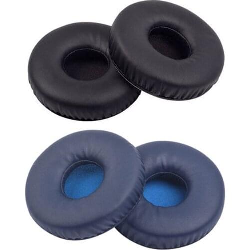 2Pair Ear Pads Replaceable Earphone for Sony WH-XB700 Bluetooth Headset Sleeve 75mm Sleeve,Dark Blue & Black
