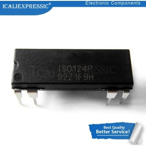 2PCS ISO124P DIP-8 ISO124 IS0124 DIP8 DIP isolation amplifier