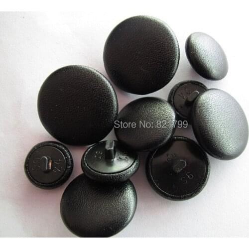 32L Imitation leather fabric cover button 20.32 mm leather coat for fashion garment 300 pcs