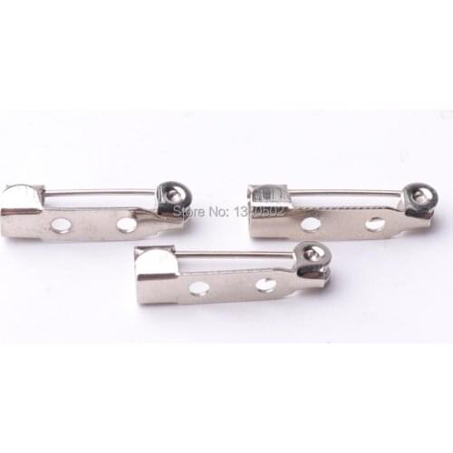 20pcs /lot silver Color 19mm Metal Brooch Safety Pins for label Garment accessories