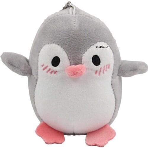 20PCS Wholesale 10CM Standing Penguin Plush Stuffed Toy Doll ; Key Chain Kids Gift Plush Doll