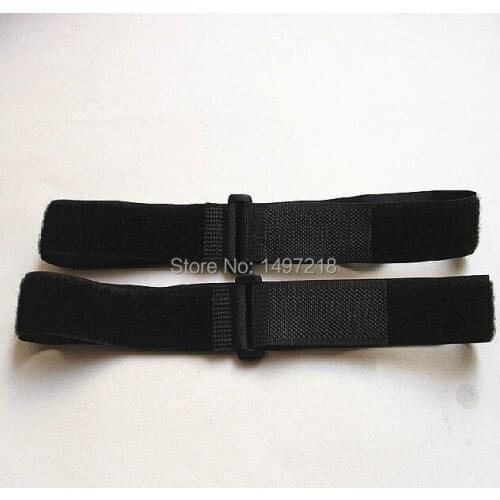 5pcs/lot 3*120cm Reusable magic tape Cable Ties Straps with Plastic button strip nylon strap with buckle Hook loop