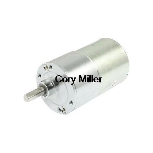 60RPM Output Speed DC 24V 0.33A Electric Gearbox Motor