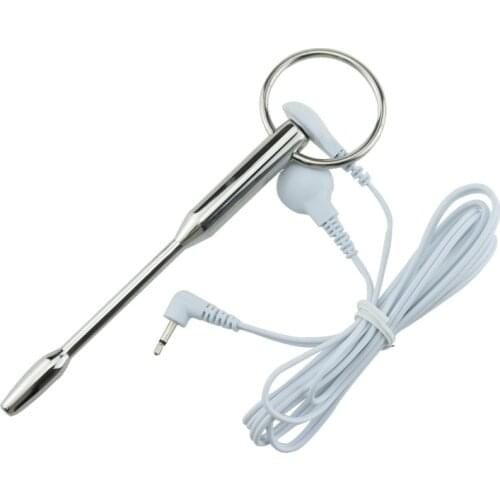 Electric Shock Accessories Adult Sex Toys Stainless Steel Male Dilator Urethral Plug Stimulator
