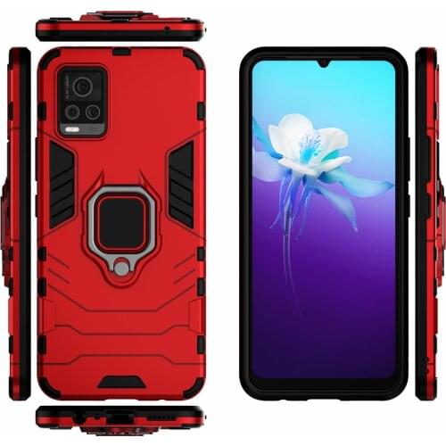 Phone Holder Finger Ring Case For Vivo V20 Pro Magnetic Armor Shockproof Cover For Vivo V 20 Pro Case Vivo V20Pro V 20 SE 2020