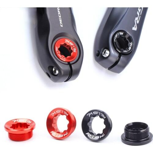 RISK Aluminium Alloy Bike Crank Cover Road MTB Bicycle Chainwheel BB Crank Arm Cover Bolt Screw For Deore/XT/SLX/XTR/105/UT/DA