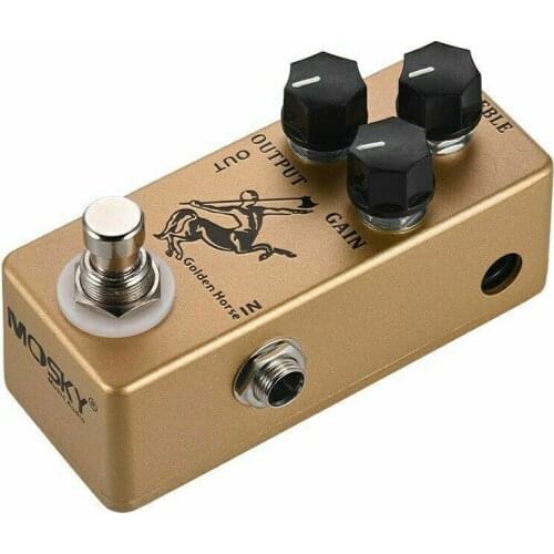 Electric Guitar Pedal Overdrive Effect Pedal 3 Functional Knobs True Bypass Guitar Parts & Accessories