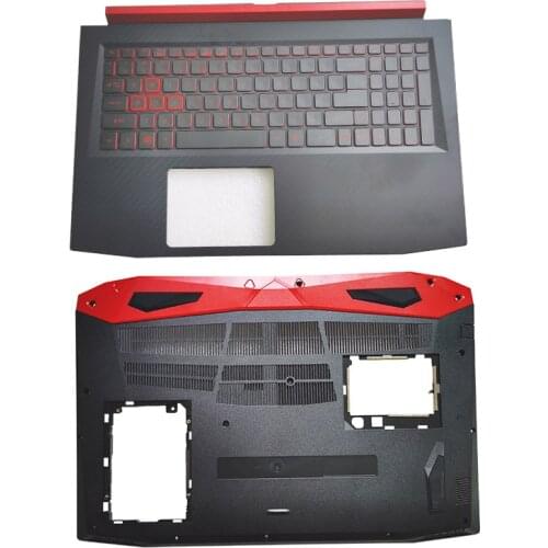 FOR Acer Nitro 5 AN515-53 AN515-51 Upper Case Palmrest w/ Backlit Keyboard 6B.Q3ZN2.001 BOTTOM COVER