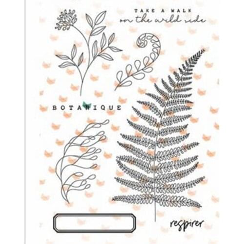 French stamp Clear Stamp for Scrapbooking Transparent Silicone Rubber DIY Photo Album Decor 0854