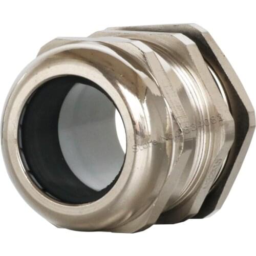 IP68 Waterproof Cable Gland Nickel Brass Metal Cable Connector PG21 PG25 PG29 M27 M30 M32 Wire for Cable